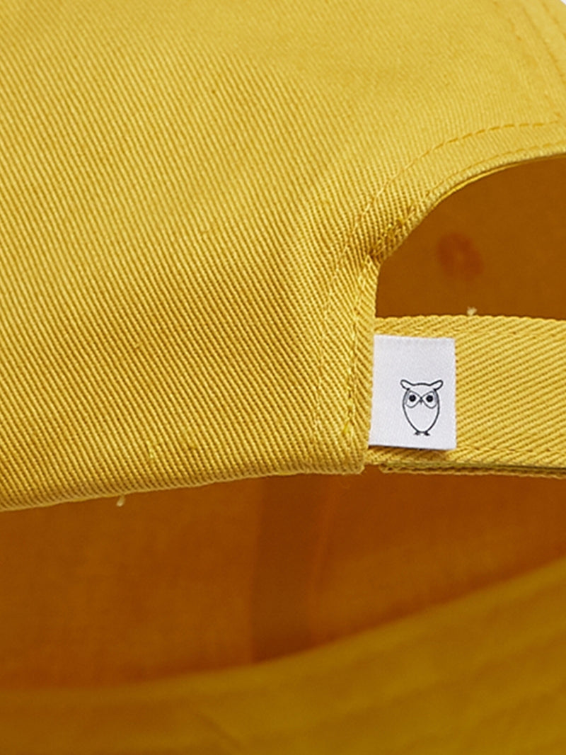 KnowledgeCotton Apparel - UNI Organic Cotton Twill Cap GOTS/Vegan Caps 1429 Misted Yellow